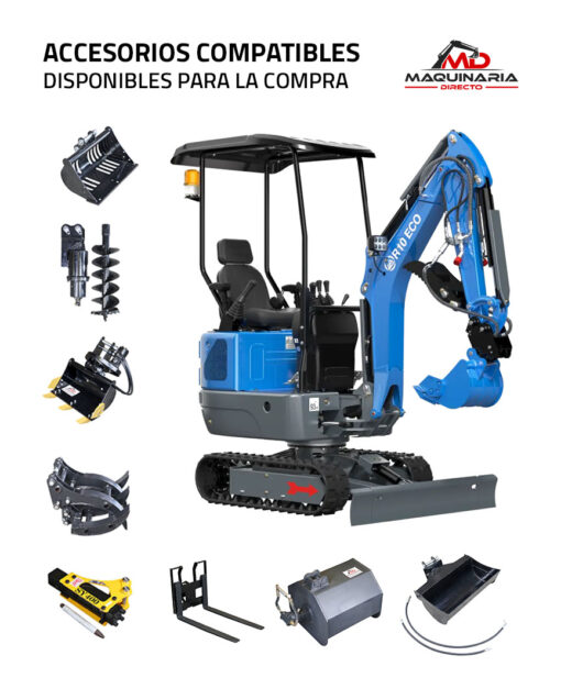 Rippa R10 Mandos Pilotados Orugas Desplazables y Radiador Aceite - Imagen 3