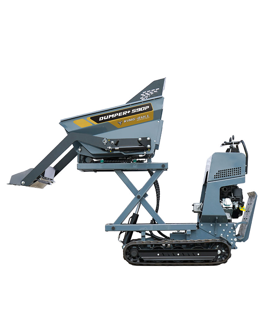 Dumper+ 590P AutoCargable Elevable 500kg Orugas - Imagen 4