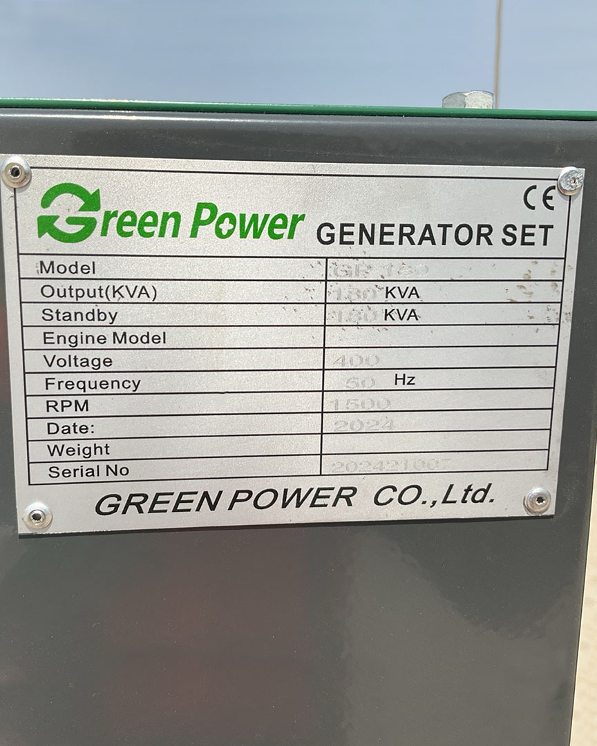 Generador Green Power GP180 180KVA - Imagen 2