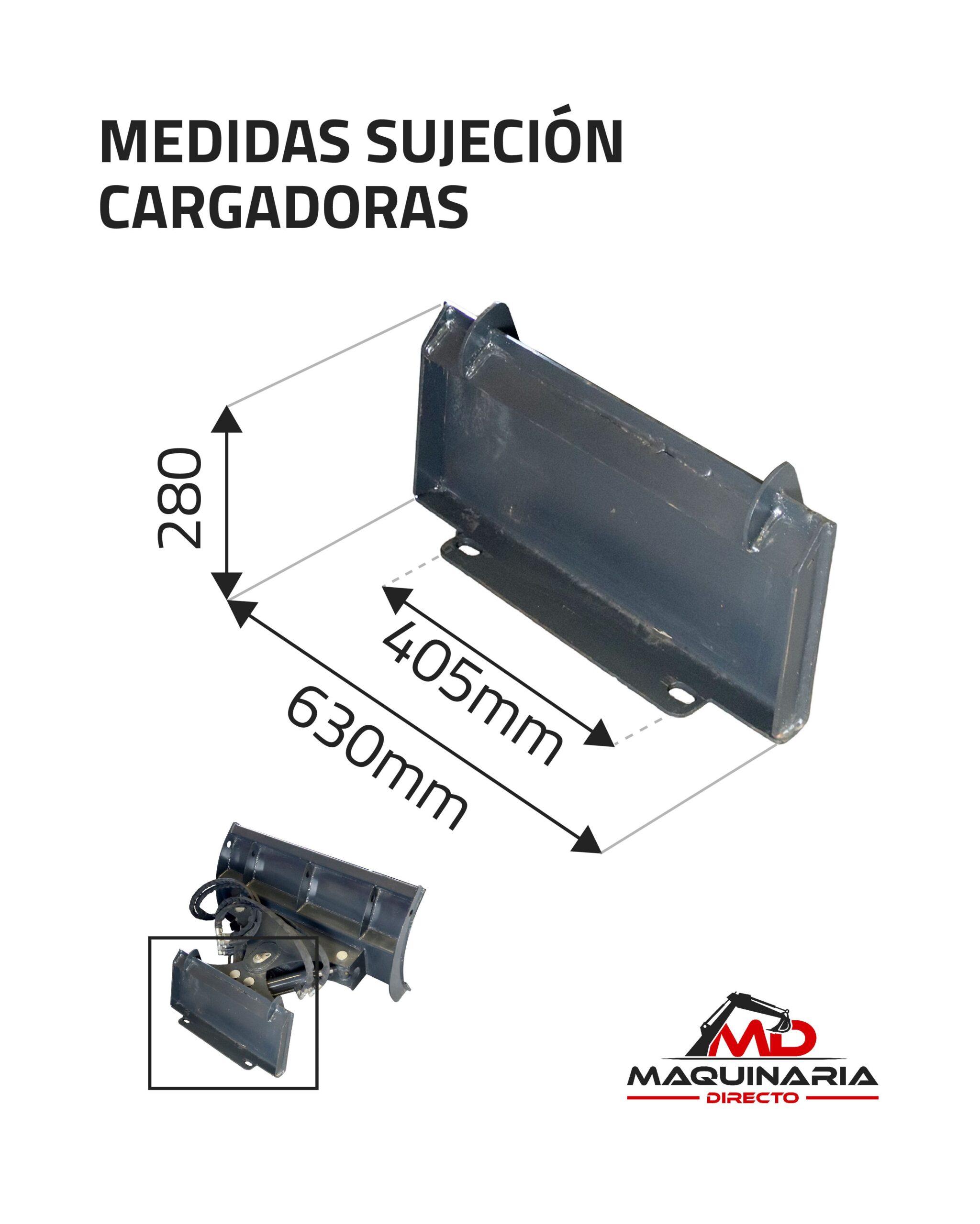 Brazo Excavador 30cm Cargo - Imagen 9