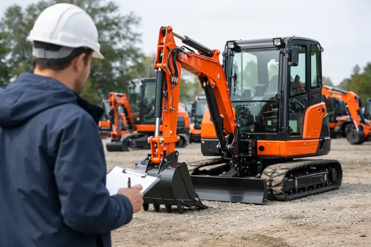 Cómo elegir mini excavadora compacta