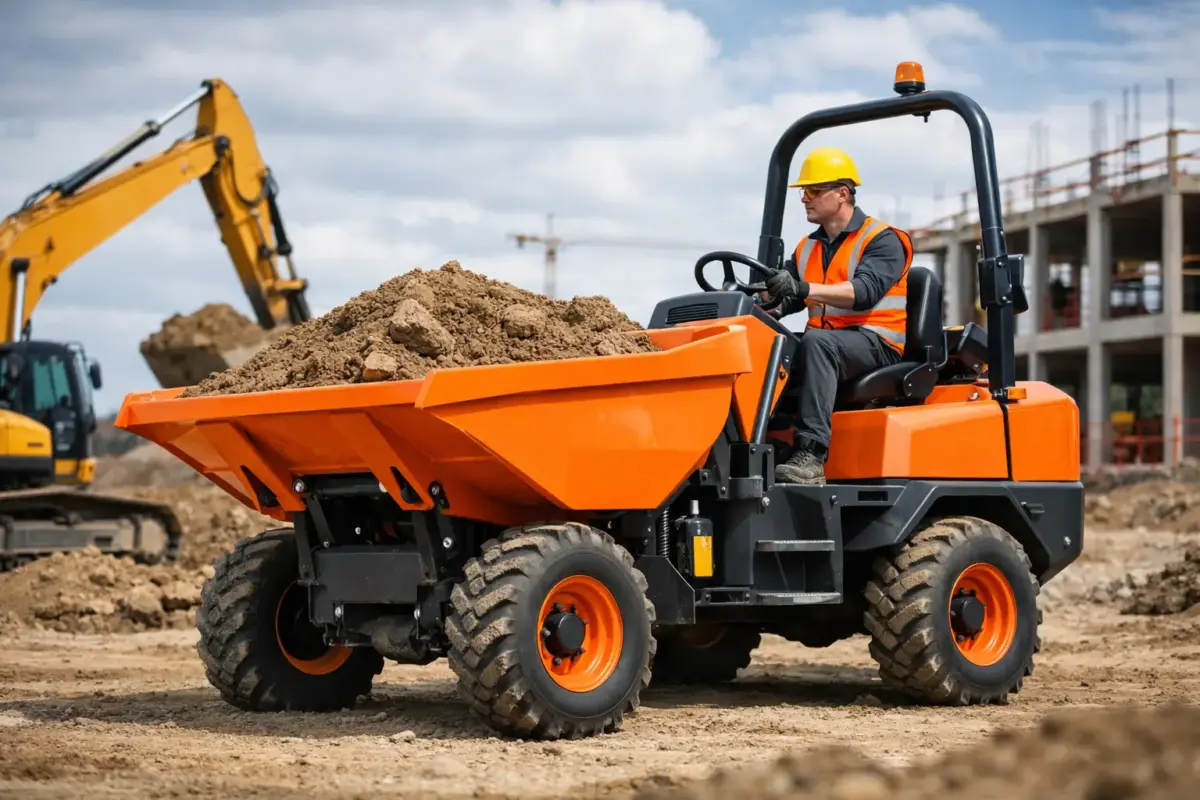 Cómo usar dumper de obra con seguridad
