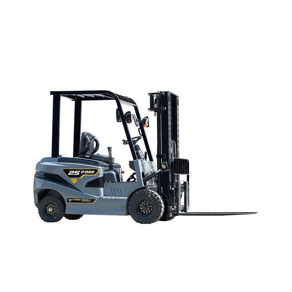 Carretilla Eléctrica King Bull Fork 25 (2500kg 4.5M Desplaza Lateral y Ajuste Anchura)