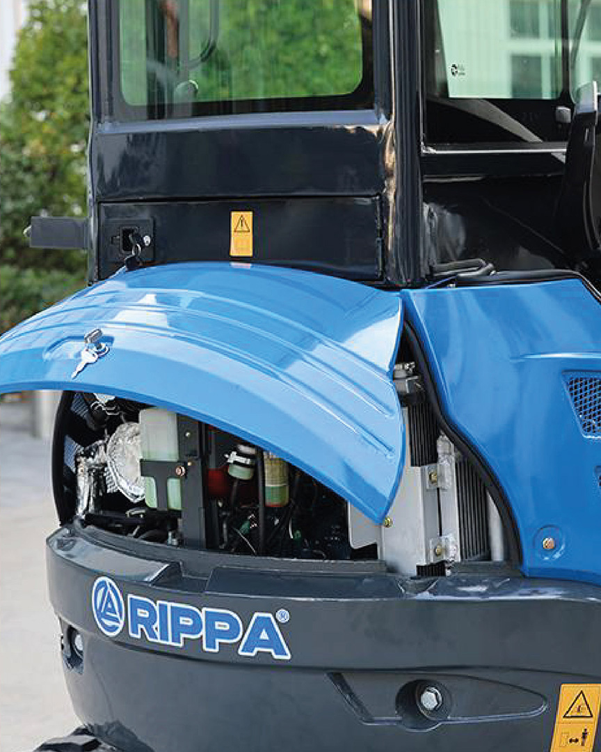 Rippa R22 PRO (2.4 Ton) Kubota Cabina Aire Acond - Imagen 3