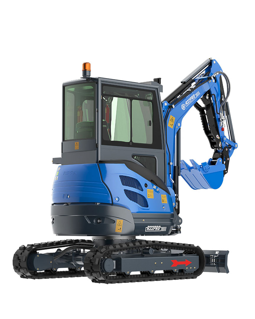 Rippa R22 PRO (2.4 Ton) Kubota Cabina Aire Acond - Imagen 4