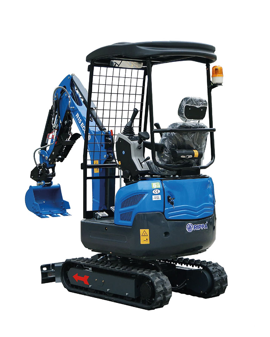 Rippa R15 Kubota 722, Orugas Ext., 2 Veloc, Enganche Hidráulico - Imagen 2