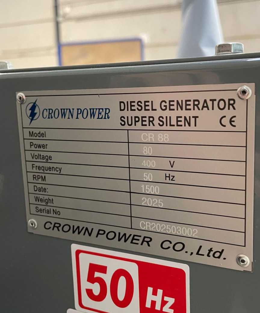 Generador Crown Power CR 88KVA - Imagen 9