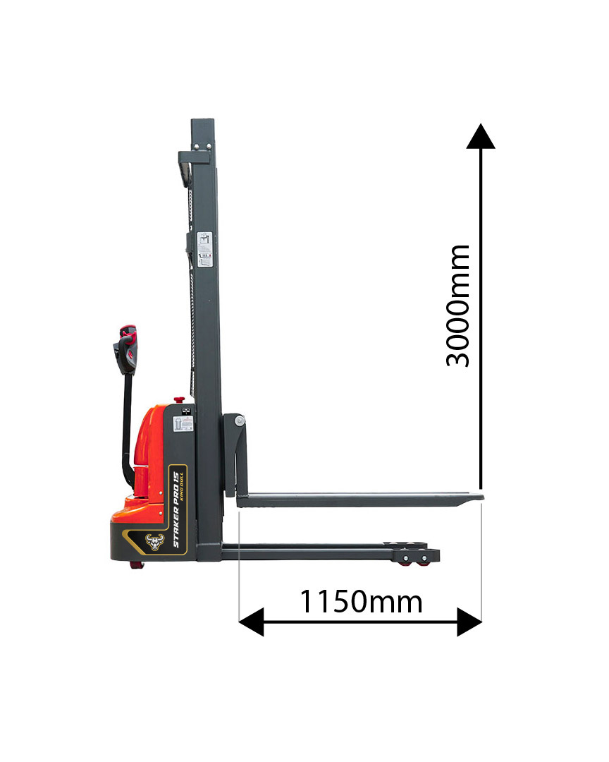 Apiladora Staker Pro 15 (1500kg 3M) - Imagen 3