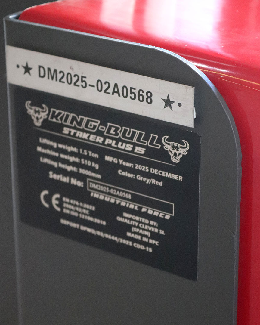 Apiladora Staker Pro 15 (1500kg 3M) - Imagen 11