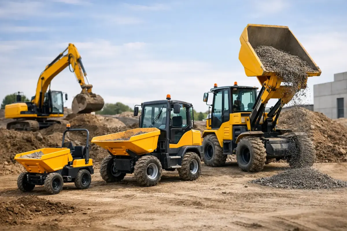 Dumpers de obra: cómo elegir el modelo adecuado