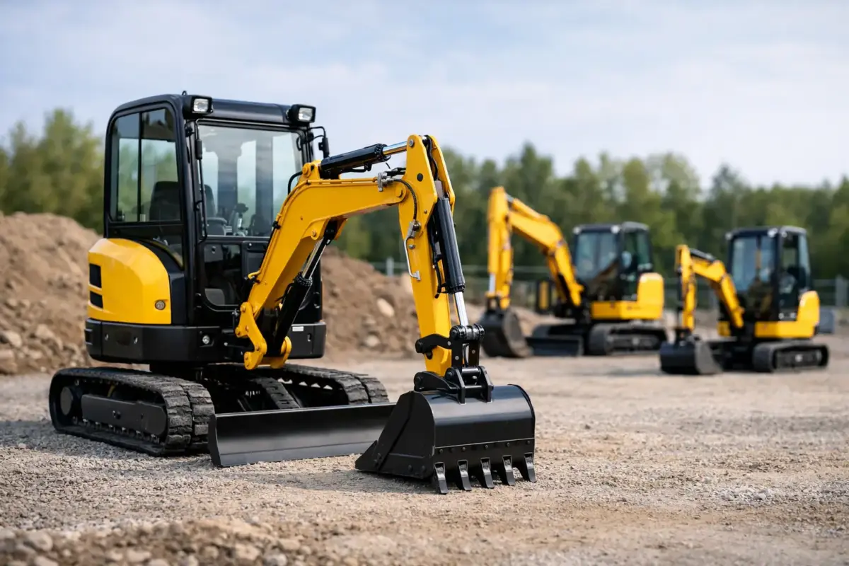 Mini excavadoras nuevas: cómo elegir bien