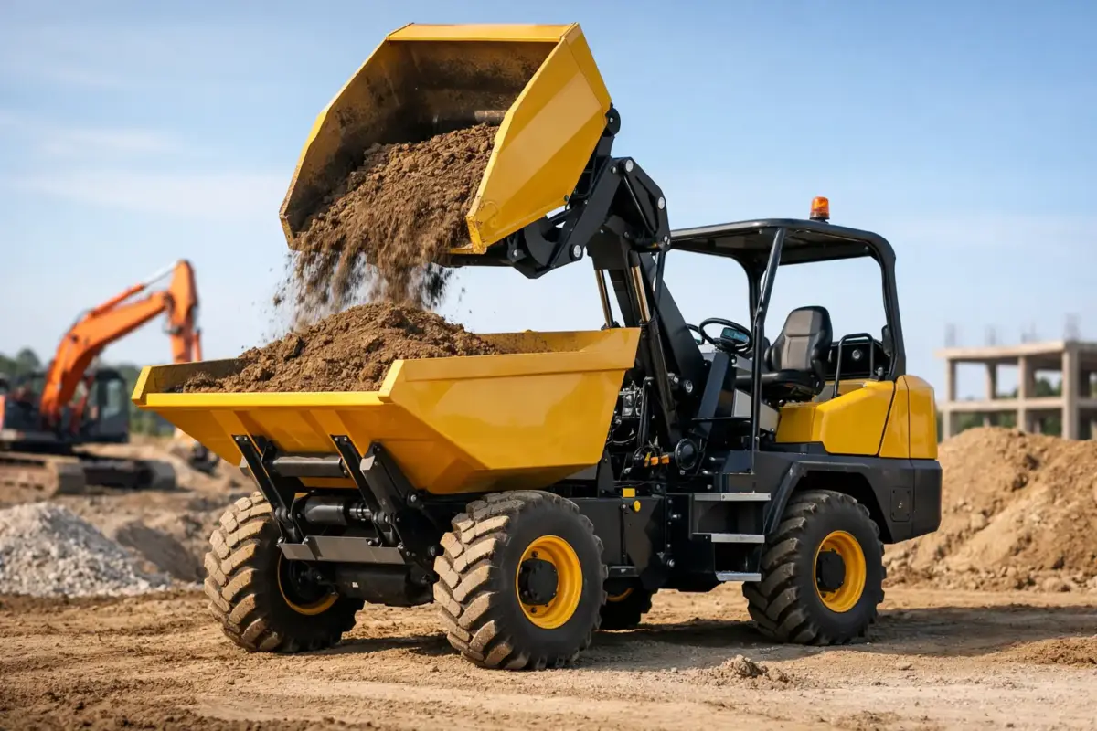 Cómo elegir un dumper autocargable para obra