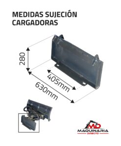 Brazo Excavador para Cargadora Cazo 30cm - Imagen 9